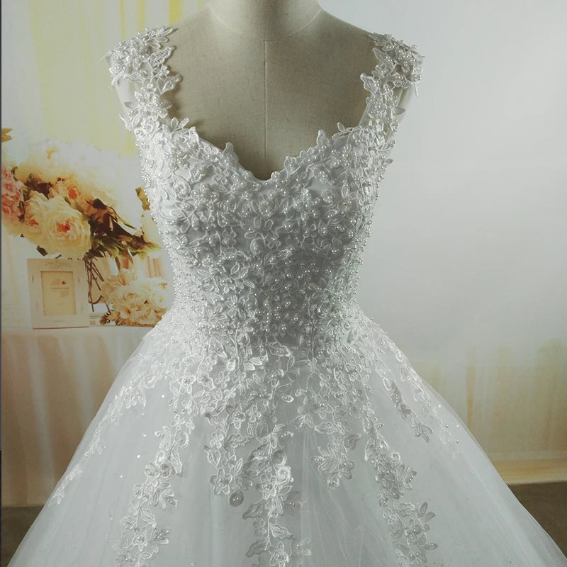 Tulle Bridal Dress With Sweetheart Neckline