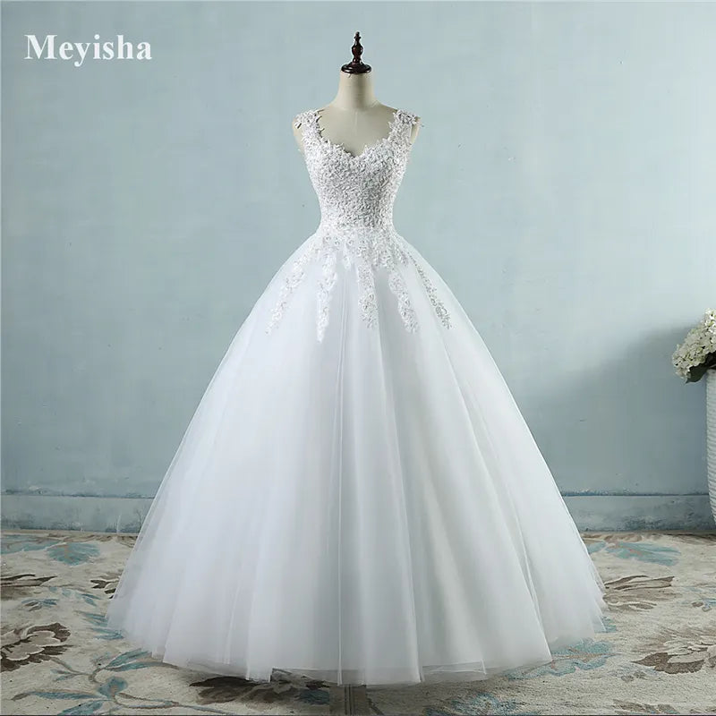 Tulle Bridal Dress With Sweetheart Neckline