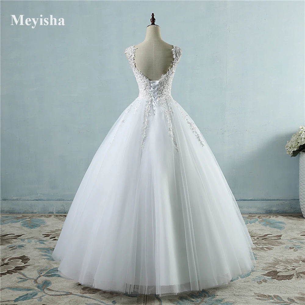 Tulle Bridal Dress With Sweetheart Neckline
