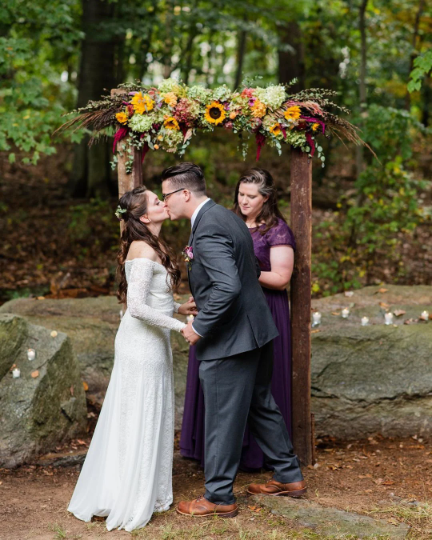Ivory Off Shoulder Maxi Wedding Dress