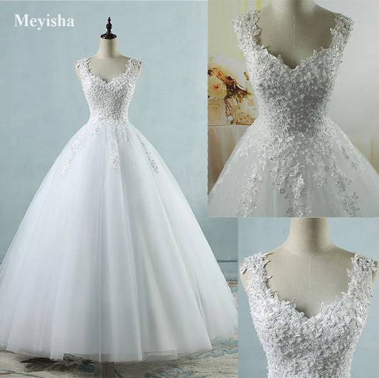 Tulle Bridal Dress With Sweetheart Neckline